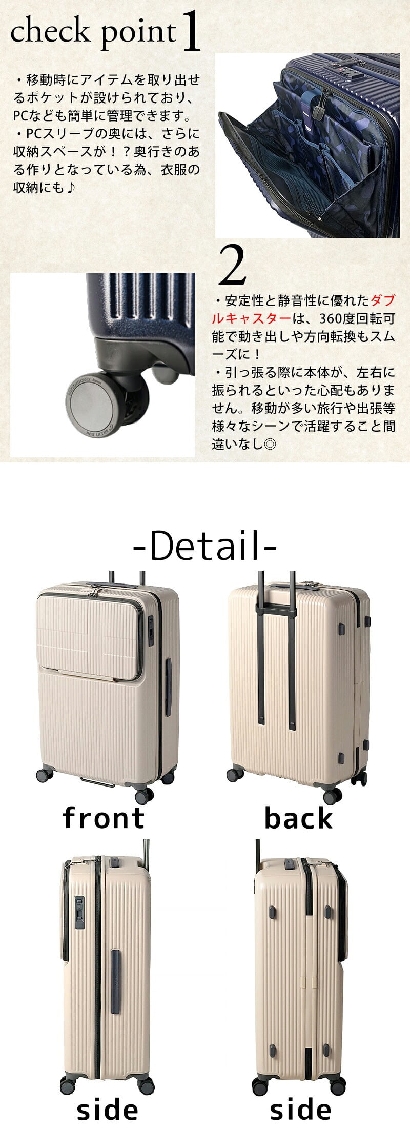 イノベーター スーツケース キャリーケース 92L 7泊以上 innovator INV90 メンズ レディース 送料無料 誕生日プレゼント 【正規代理店】