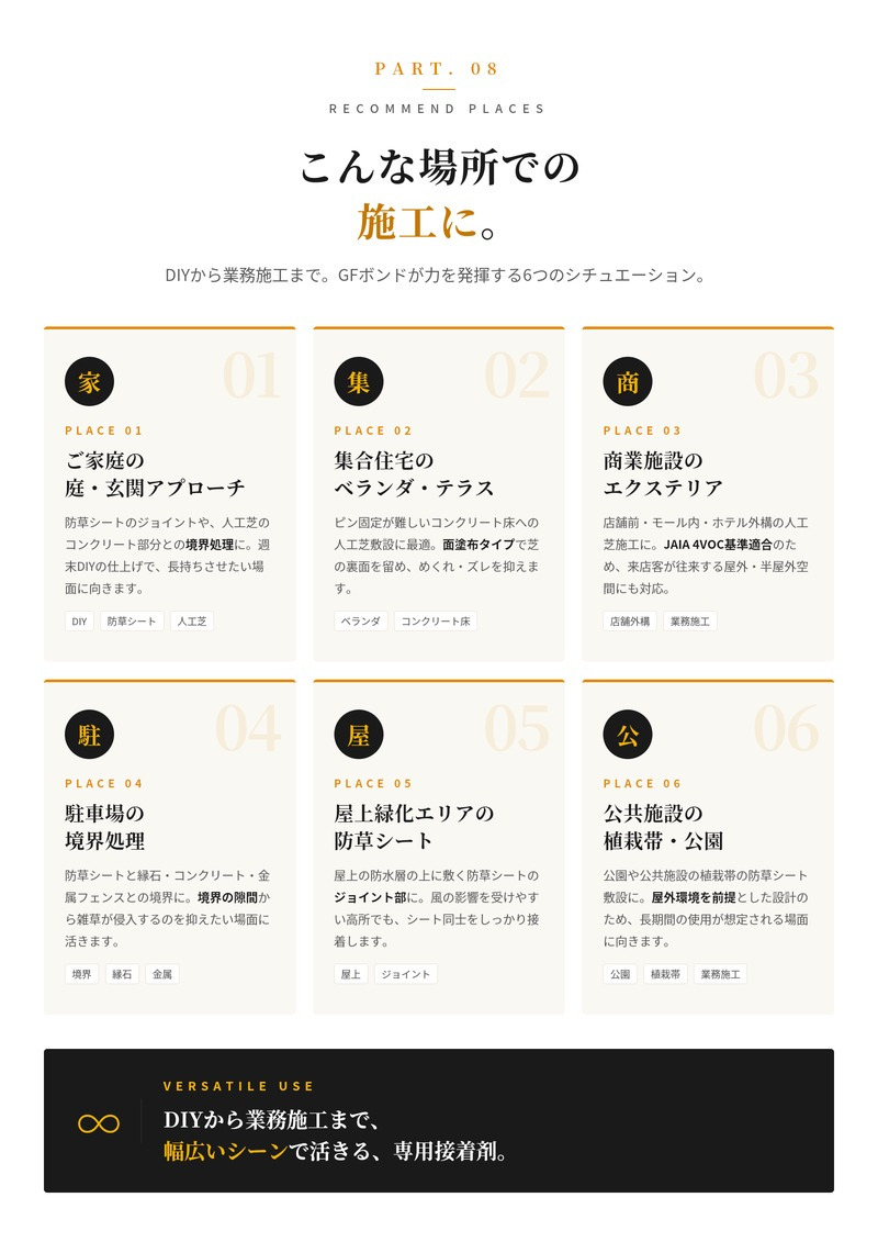 GFボンド 1.2kg 1本 3本 6本 12本 セット 選択可 リアリーターフ ザバーン プランテックス 専用接着剤 人工芝 防草シート 粘着剤 グリーンフィールド コーン型・タコ足ノズル付属 専用ガン別売 コンクリート 金属 DIY 施工 屋外 ガーデニング 雑草対策