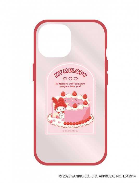 iPhone15 ケース iPhone14 iPhone13 対応 サンリオ マイメロディ イーフィット IIIIfit Clear 耐衝撃 ハイブリッド スマホケース カバー ストラップホール付き かわいい キャラクター サンリオ正規ライセンス品