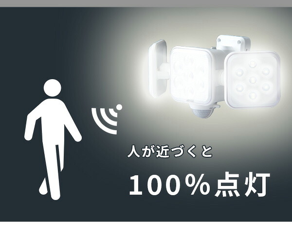 照明 ライト センサー ソーラー LED 5W×3灯 フリーアーム式 LEDソーラーセンサー 人感 人感センサー 電池交換不要 最大探知範囲 180° 8m IP44 防雨 昼 夜 省エネ 夜通し点灯 防犯 常夜灯 玄関 屋外 駐車場 防犯グッズ
