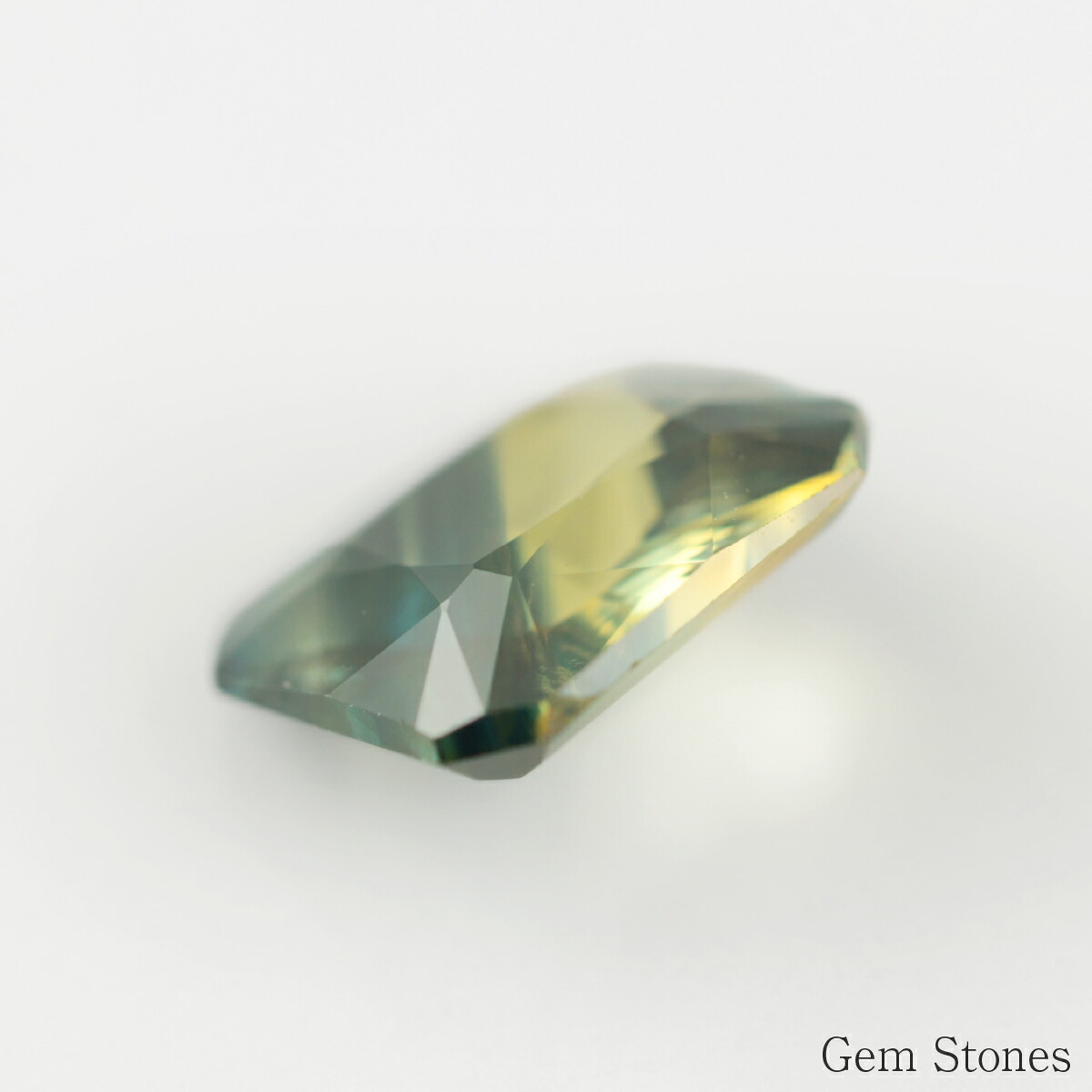 非加熱 バイカラーサファイア 1.33ct ルース 宝石 裸石 サファイア グリーン イエロー ジュエリー オリジナル 制作 コレクション 誕生石 9月 記念 お守り クリスマス 誕生日 プレゼント