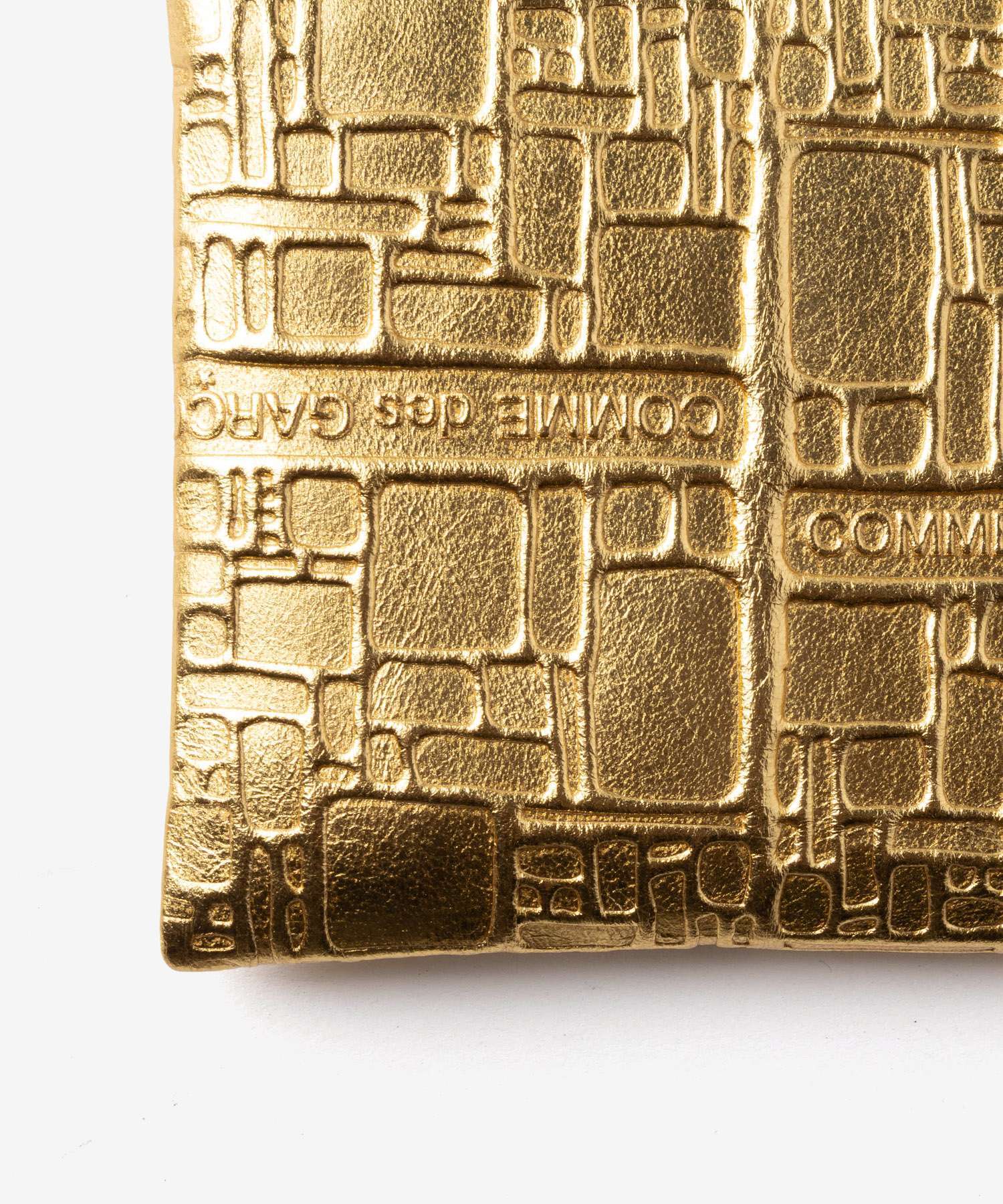 コムデギャルソン COMME DES GARCONS EMBOSSED LOGOTYPE エンボスロゴタイプ HALF ZIP WALLET ハーフジップ ウォレット SA3100EG ミニ財布 L字ファスナー コインケース ユニセックス 財布