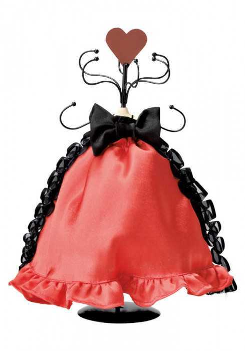 アクセサリースタンド トルソー 赤の女王 不思議の国のアリス 雑貨 収納 ネックレス ピアス イヤリング ディスプレイ インテリア オブジェ 卓上 整理 おしゃれ ギフト プレゼント アクセサリートルソー SR-0671 セトクラフト