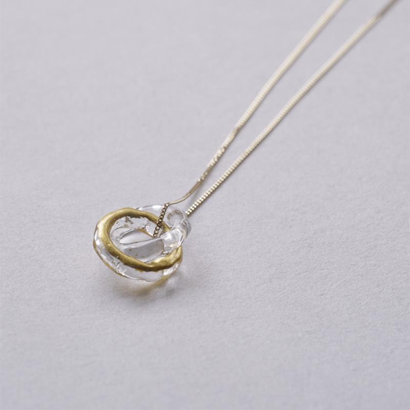 正規販売【HARIO】ハリオ ネックレス エターナル 10K HAA-ETH-001N-K10 ガラス ゴールド ロングネックレス 女性 レディース アクセサリー おしゃれ 上品 母の日 カジュアル フォーマル 誕生日 ジュエリー