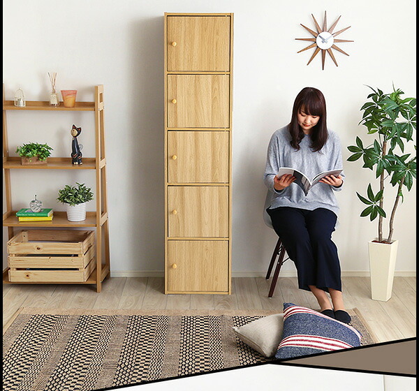 ラック マルチカラーボックス5D NEST. 5ドアタイプ 新生活
