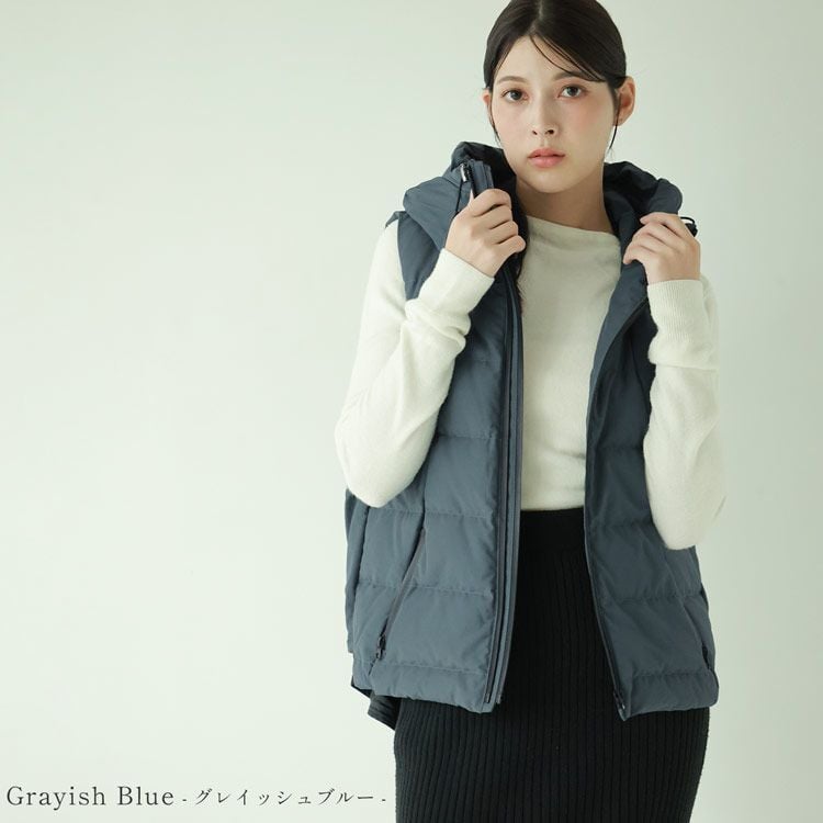 ダウンベスト レディース ダウン80% ブランド Filomo フィローモ 軽い 暖かい ショート丈 ふんわり フレア 弱撥水 保温性 防寒 軽量 大きいサイズ 秋 冬 春 アウター ライトダウン 30代 40代 50代 ミセス ギフト プレゼント 5F (08000231r)