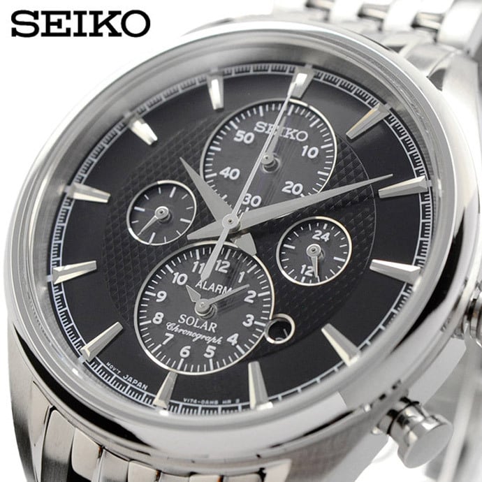 SEIKO 腕時計 セイコー 時計 ウォッチ ソーラー アラーム クロノグラフ メンズ SSC211P1 [並行輸入品]