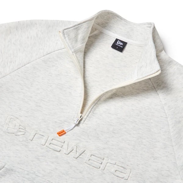 ニューエラ ゴルフ テック スウェット ハーフジップ プルオーバー Emboss Logo オートミール New Era Golf (15129438) 2026年秋冬モデル お誕生日祝い お祝い 記念品 お父さん 父の日 彼氏 男性 30代 40代 50代 60代 母の日 お母さん 還暦祝い 敬老の日 彼女 人気プレゼント プレゼント