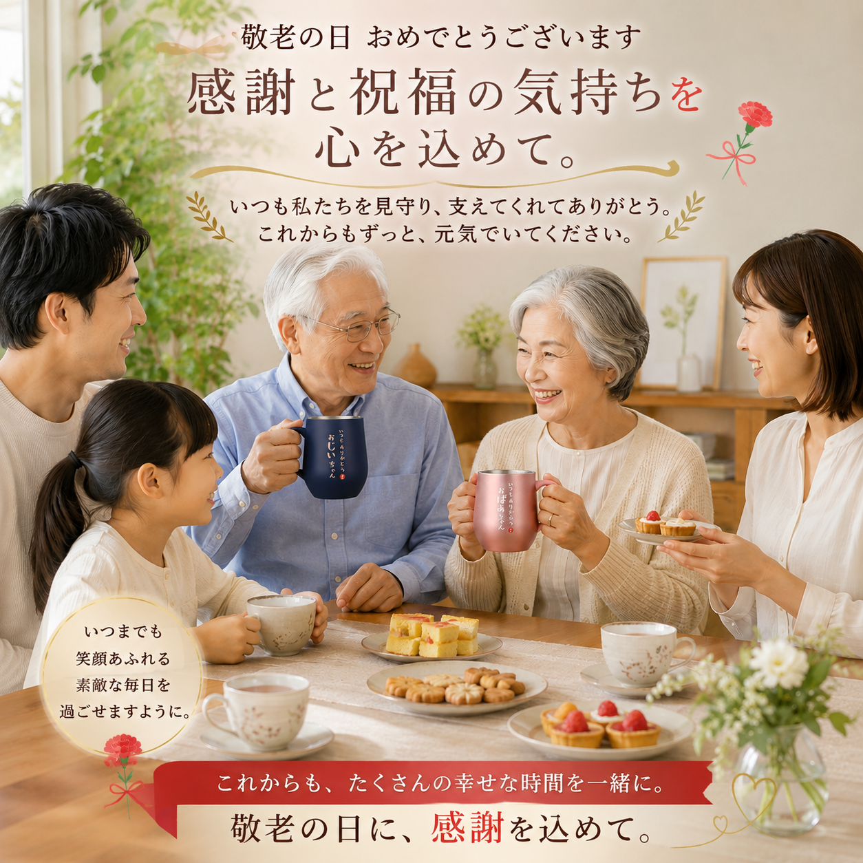 敬老の日 プレゼント ステンレス タンブラー (ベビーピンク) 350ml おばあちゃん 孫 プレゼント ギフト ラッピング可 取っ手付き 密閉ふた付き 保温保冷 真空断熱 プレゼント クリスマス 誕生日 贈答 祖母 ばあちゃん 還暦 米寿 白寿 喜寿 百寿 タンブラー