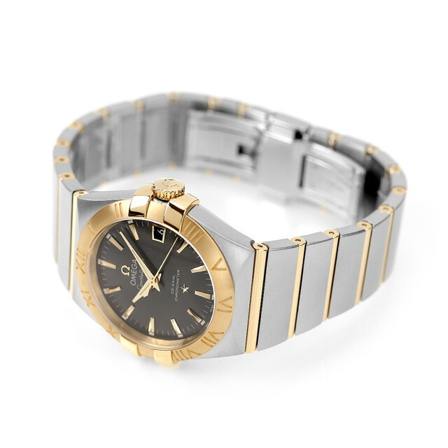 オメガ コンステレーション 34mm 自動巻き 腕時計 ブランド メンズ 