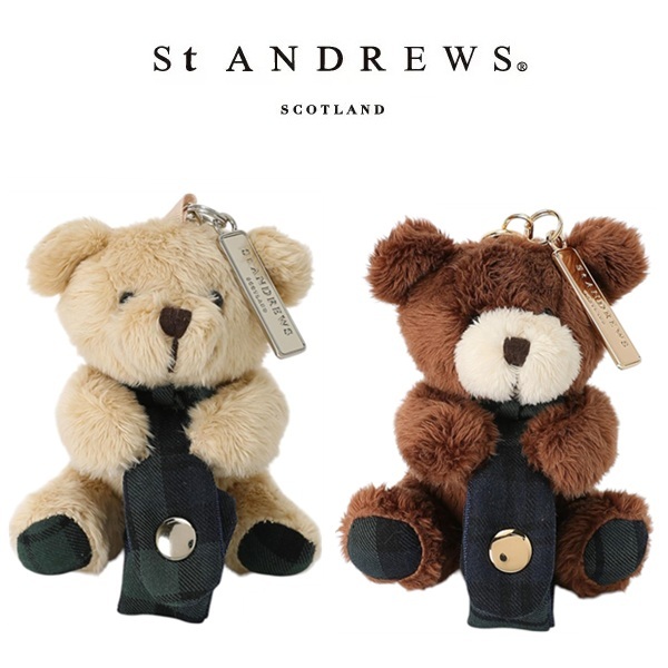 セント アンドリュース ゴルフ テディベアキャップホルダー St ANDREWS 042-6984320 お誕生日祝い お祝い 記念品 お父さん 父の日 彼氏 男性 30代 40代 50代 60代 母の日 お母さん 還暦祝い 敬老の日 彼女 人気プレゼント プレゼント