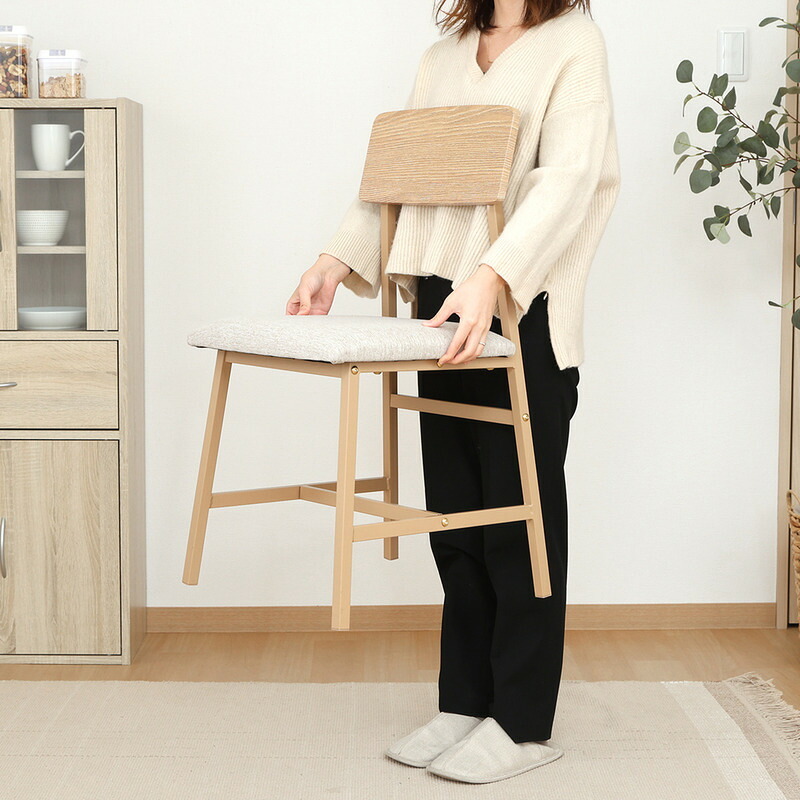 マリー ダイニングセット3点 ヴィンテージ ブラウン・ベージュ 2色展開 テーブルセット チェア 食卓 おしゃれ シンプル 新生活 家具 インテリア 不二貿易