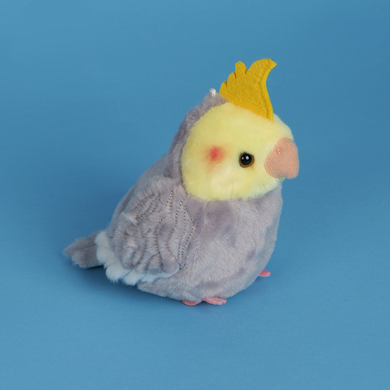 オカメインコ インコ ぬいぐるみ リアル 動物 アニマル ふわふわ かわいい 置物 インテリア 子供 おもちゃ ごっこ遊び 誕生日 プレゼント ギフト 癒し