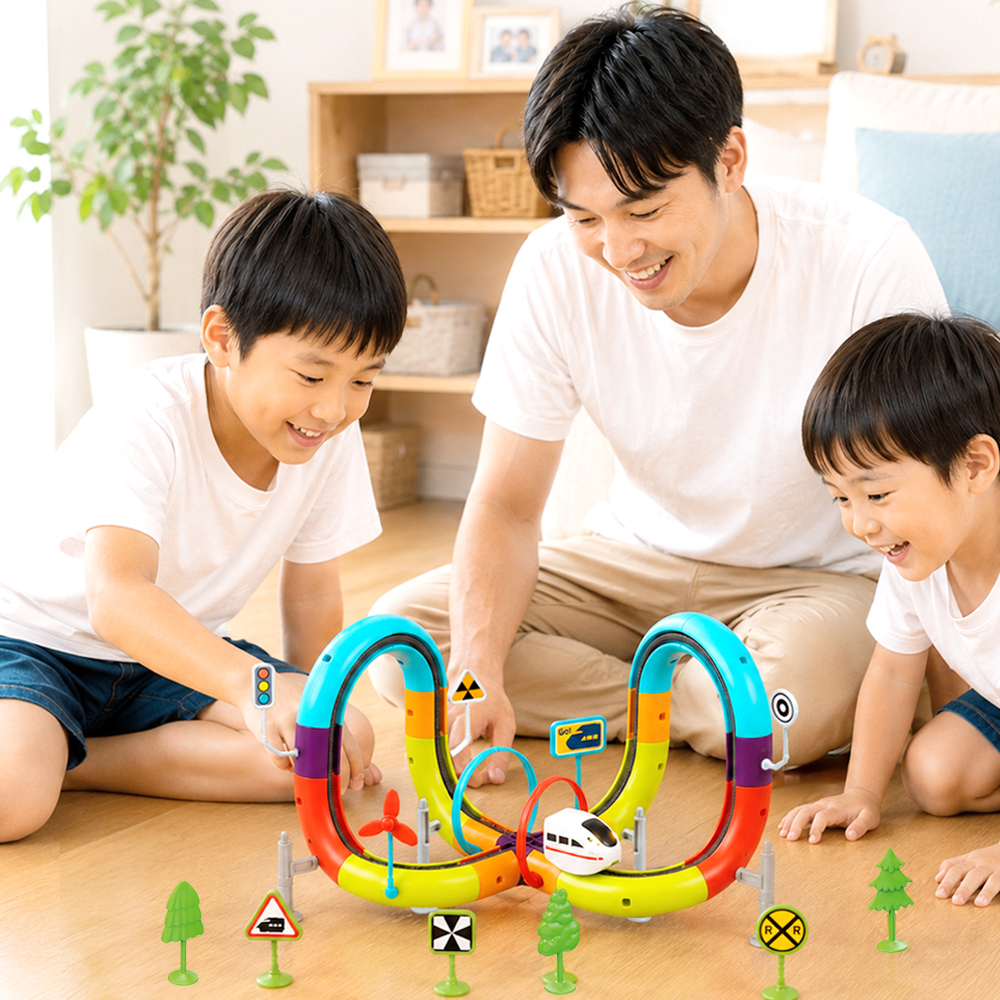 おもちゃ [チューブレール ミニトレイン] エール 知育玩具 女の子 男の子 子供 保育園 小学生 孫 プレゼント ギフト 誕生日 クリスマス