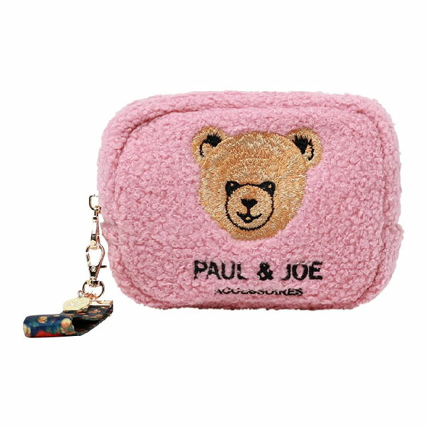 ポール ジョー ポーチ クマ刺繍 アクセソワ コスメポーチ レディース Pja P465 コレカラスタイル プレゼント ギフトのギフトモール ポール ジョー ポーチ クマ刺繍 アクセソワ コスメポーチ レディース Pja P465 コレカラスタイル プレゼント ギフトのギフトモール
