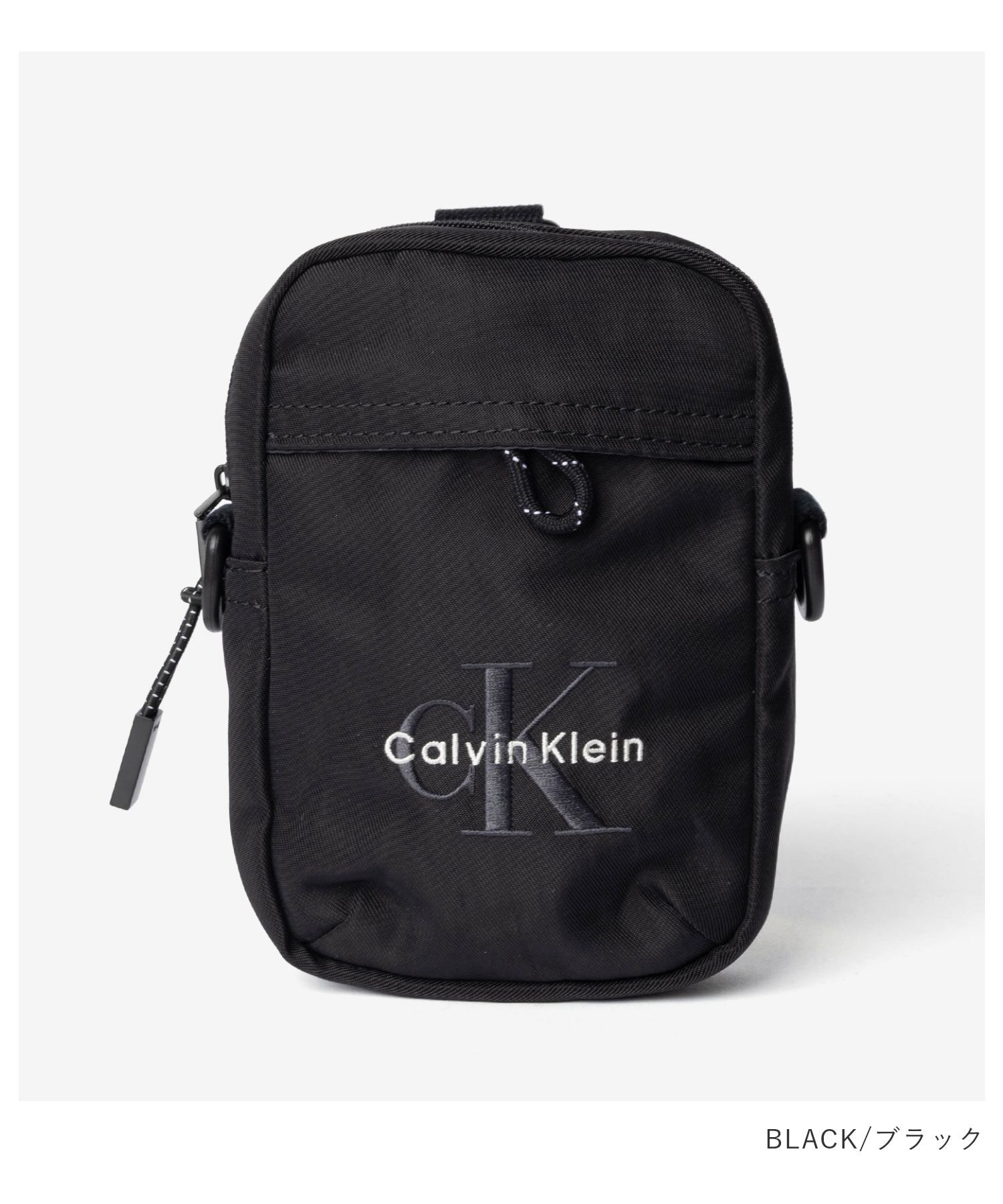 カルバンクライン Calvin Klein BOLD LOGO NYLON SLIM REPORTER ボールド ロゴ ナイロン スリム レポーター LV04D3231G ショルダーバッグ メンズ バッグ
