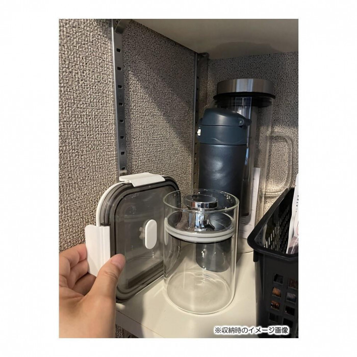 Felio たためるシリコン保存容器 角型 500ml F21691 弁当箱 ランチボックス 折りたたみ コンパクト 保存容器 シリコン製 おしゃれ シンプル キッチン用品 密閉 漏れにくい