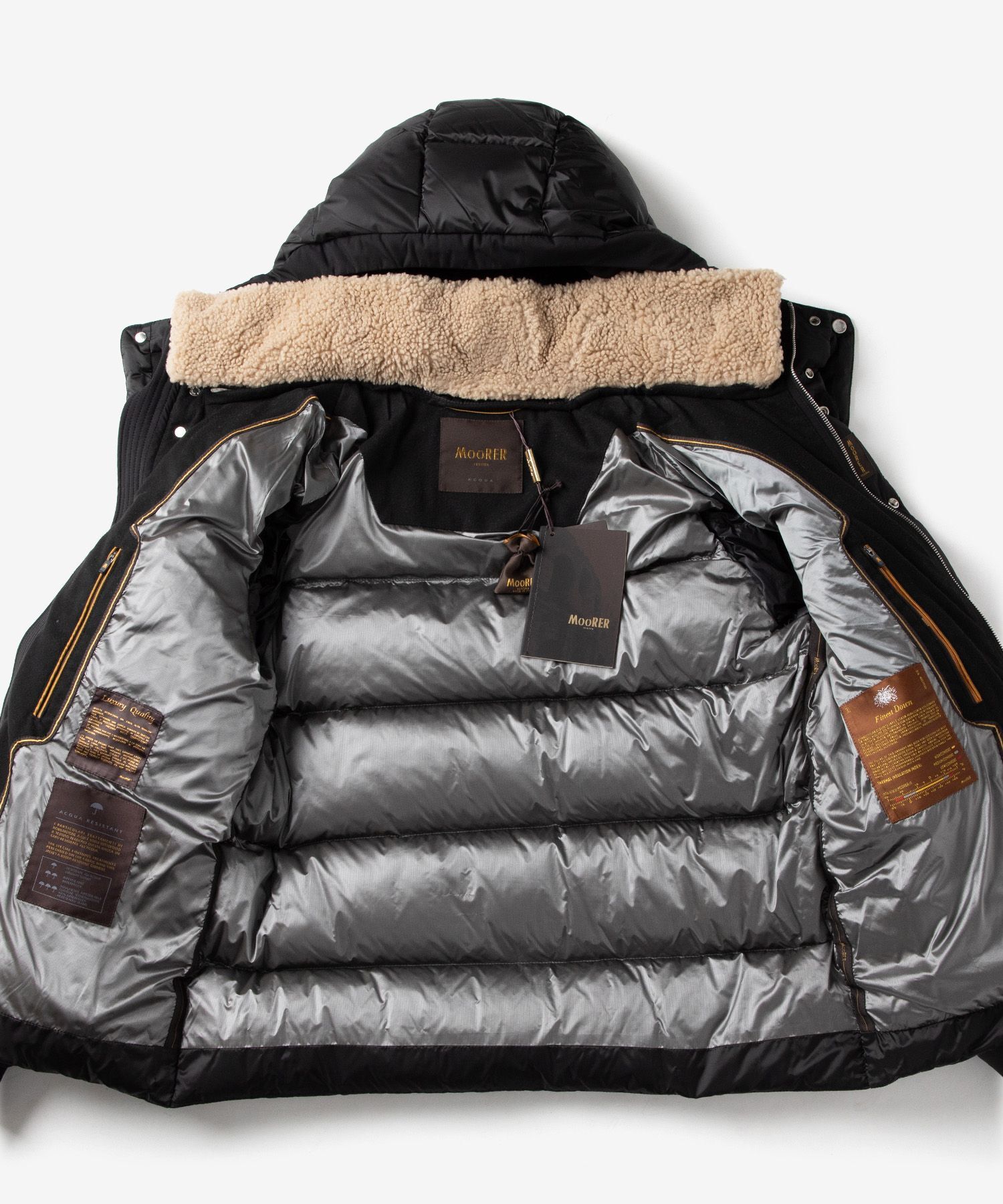 ムーレー MOORER Bomber jacket ボンバージャケット JAKE-SHK ジェイク MOUBO100161 TEPA206 ダウンジャケット メンズ アウター JAKE SHK