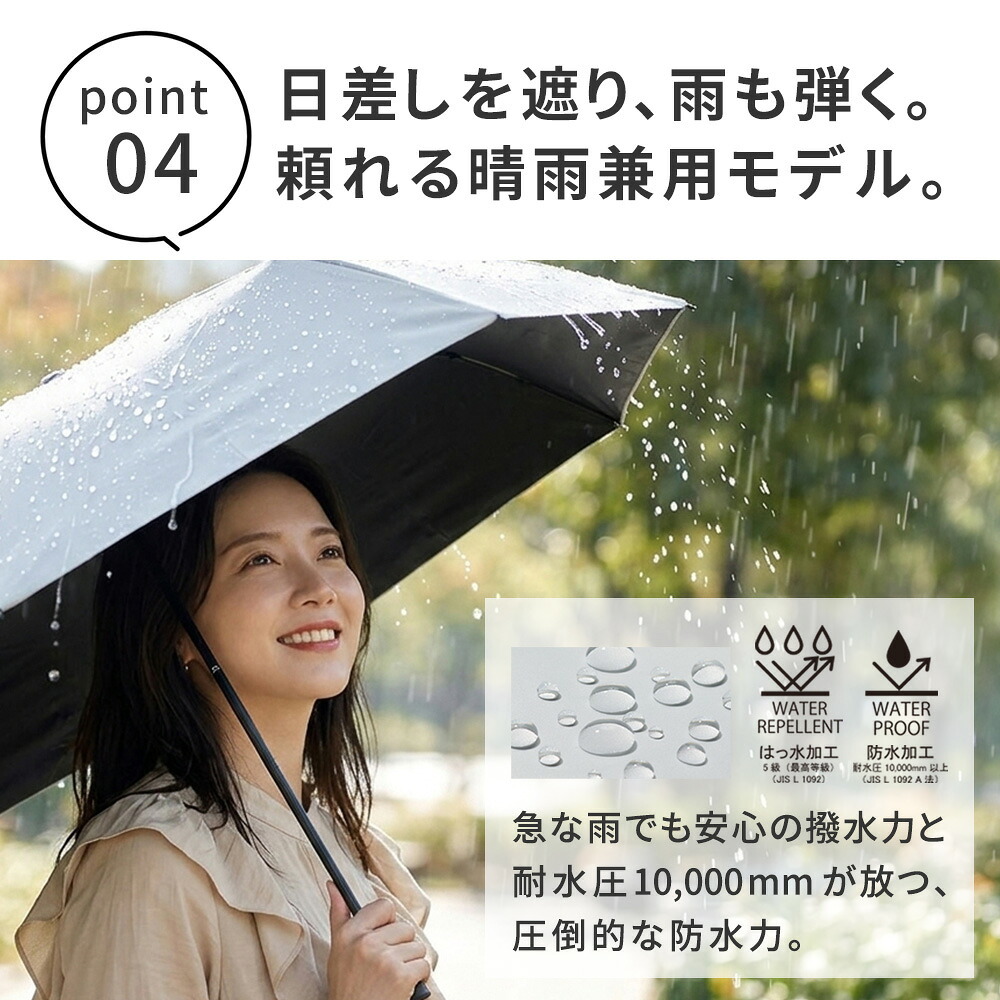 軽量 折りたたみ傘 マジカルテックプロ Slim 50cm MMTP50 遮光100% UVカット100% 日傘 完全遮光 晴雨兼用 男女兼用 熱中症対策 遮熱 おしゃれ コンパクト UVカット100% 傘 折り畳み 男性 女性 エレガント エスタ 撥水