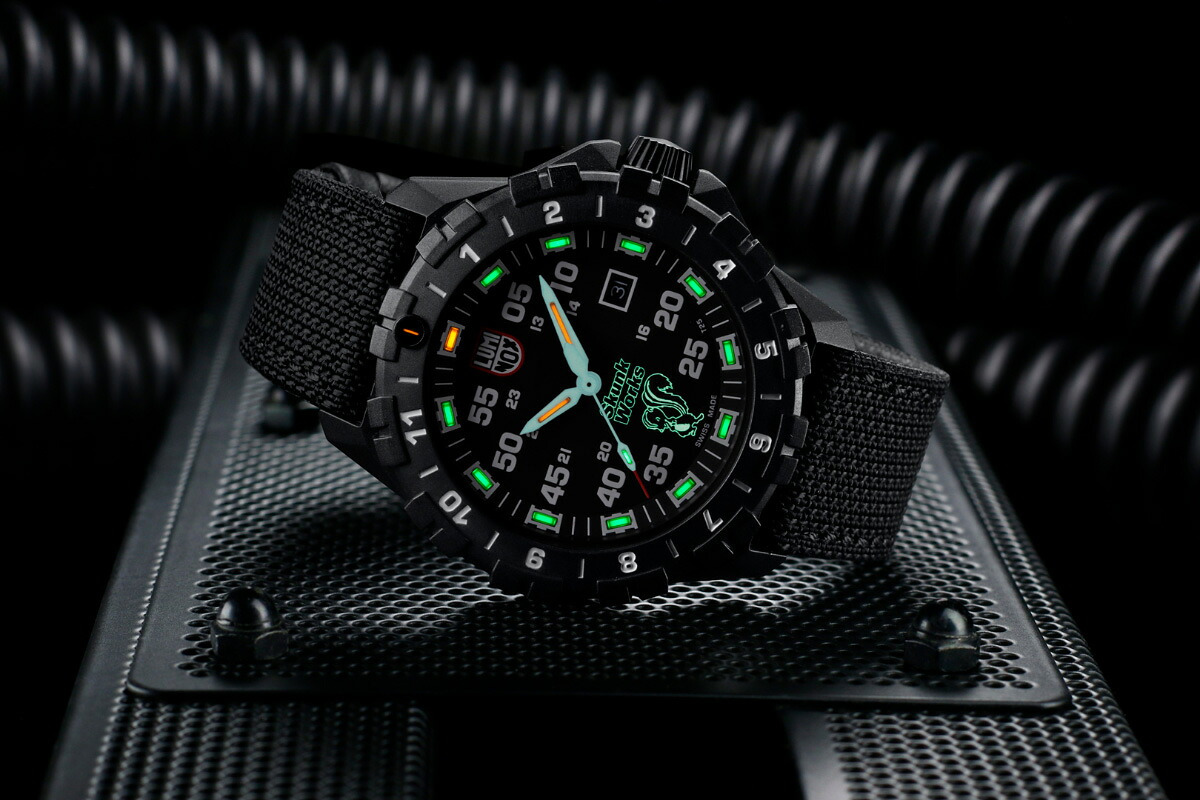 ルミノックス LUMINOX AIR SERIES F-117 NIGHTHAWK x SKUNK WORKS 6440 SERIES 腕時計 メンズ パイロットウォッチ 限定モデル 6442.HERITAGE