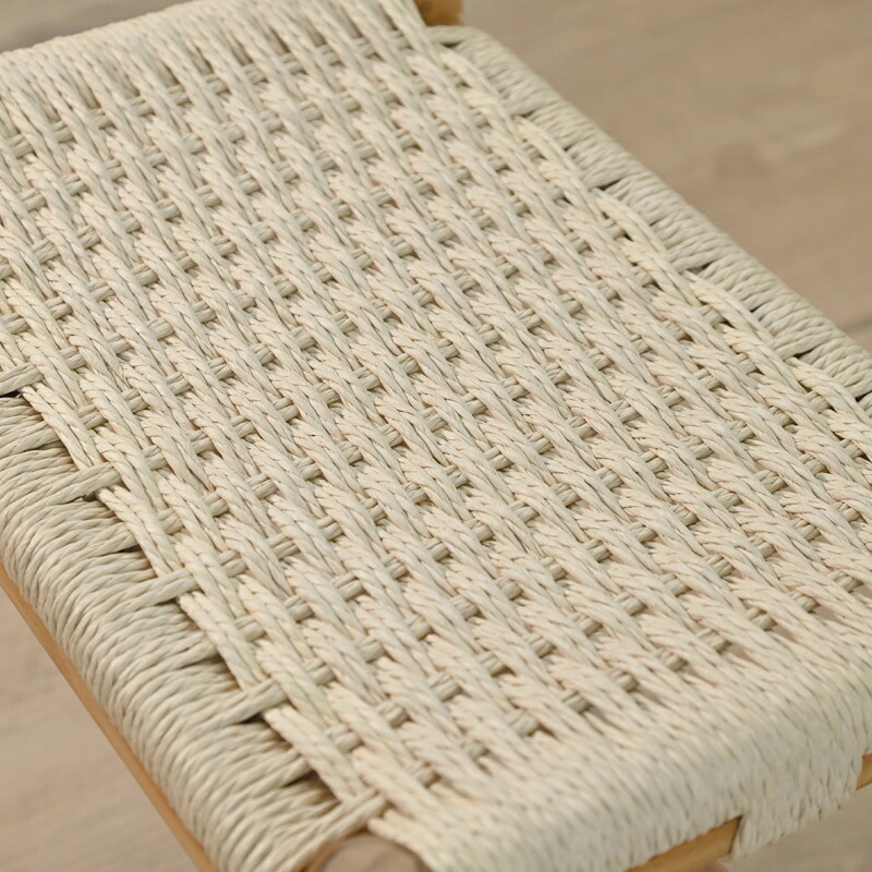 ダイニング家具 スツール 収納 木製 チーク 無垢材 ペーパーコード 和モダン モダン おしゃれ バリ家具 リビング 玄関 ダイニングチェア 椅子 ジャパンディ ベンチ ナチュラル ラタンチェア シンプル アジアン