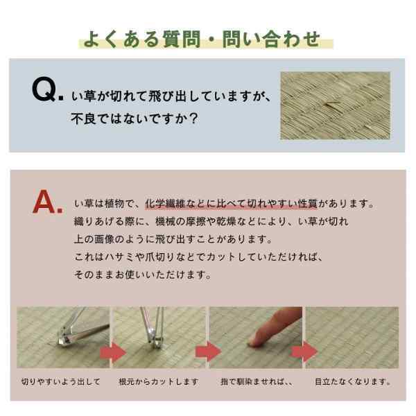 ラグ 正方形 い草 リーフ 自然素材 抗菌防臭 滑り止め不織布 約191×191cm