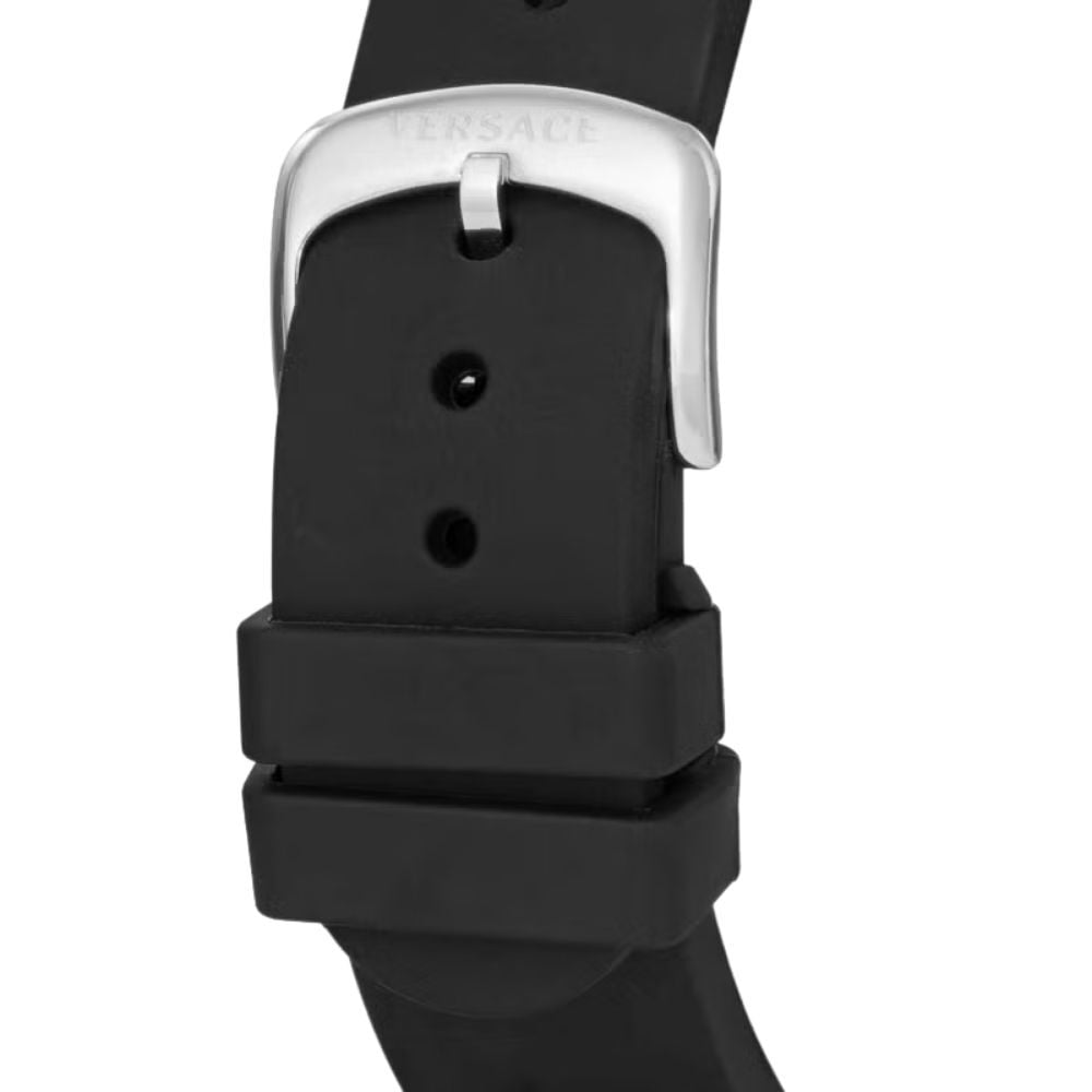 ヴェルサーチェ 腕時計 メンズ ホワイト シルバー ブラック 42mm VERSACE V-VERTICAL シリコンベルト スイス製 メンズ腕時計 軽量 ブランド おしゃれ プレゼント ギフト 卒業 入学 お祝い