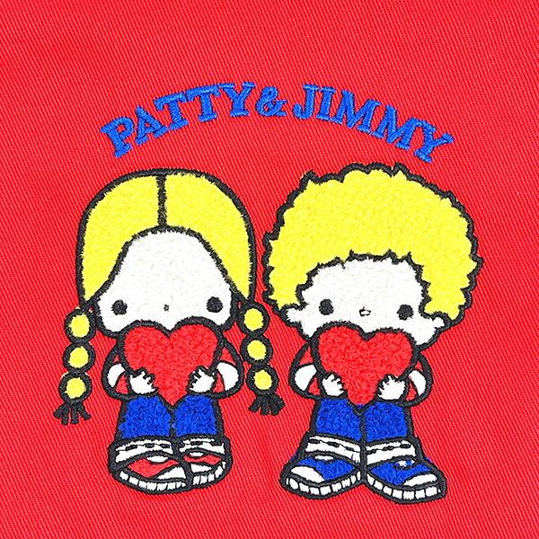 サンリオ パティ＆ジミー サガラ刺繍巾着 レトロ サンリオキャラクターズ5 Sanrio