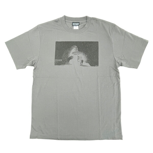 ムーミン モラン ドライクールタッチTシャツ グレー アパレル MOOMIN 送料込み