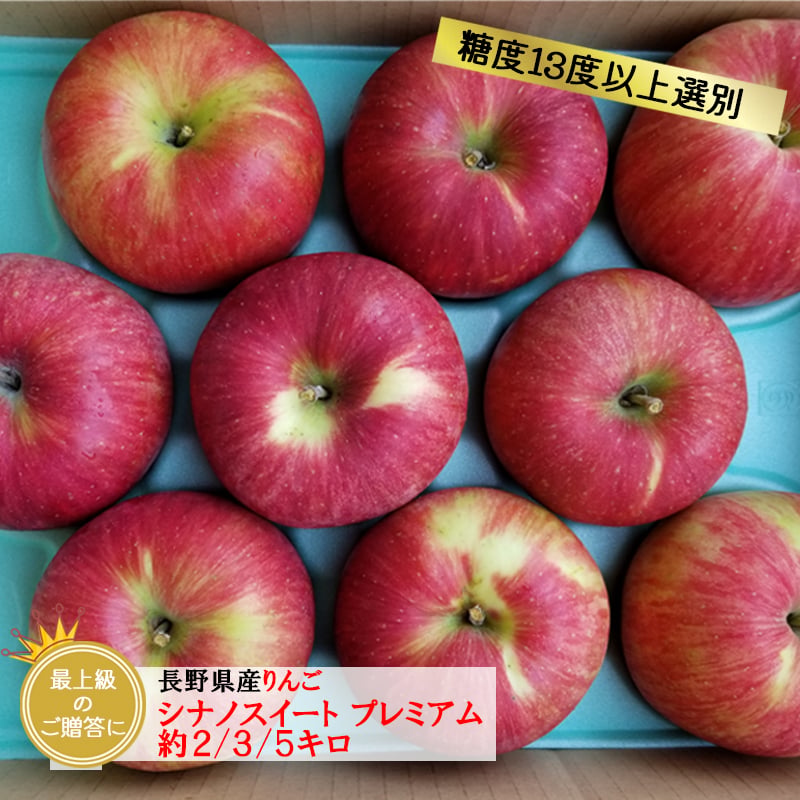 13度糖度保証 長野県産りんご シナノスイート プレミアム 贈答用 果物 フルーツ お取り寄せ 産地直送 【送料無料(一部地域除く)】