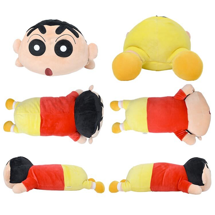 クッション クレヨンしんちゃん ぬいぐるみ クッション クレしん もっちり寝そべりクッション しんちゃん シロ ぶりぶりざえもん パジャマ もちもち もっちり 枕 まくら 大きい キャラクター インテリア グッズ 雑貨 贈り物 子供 キッズ 男の子 女の子 プレゼント ギフト 