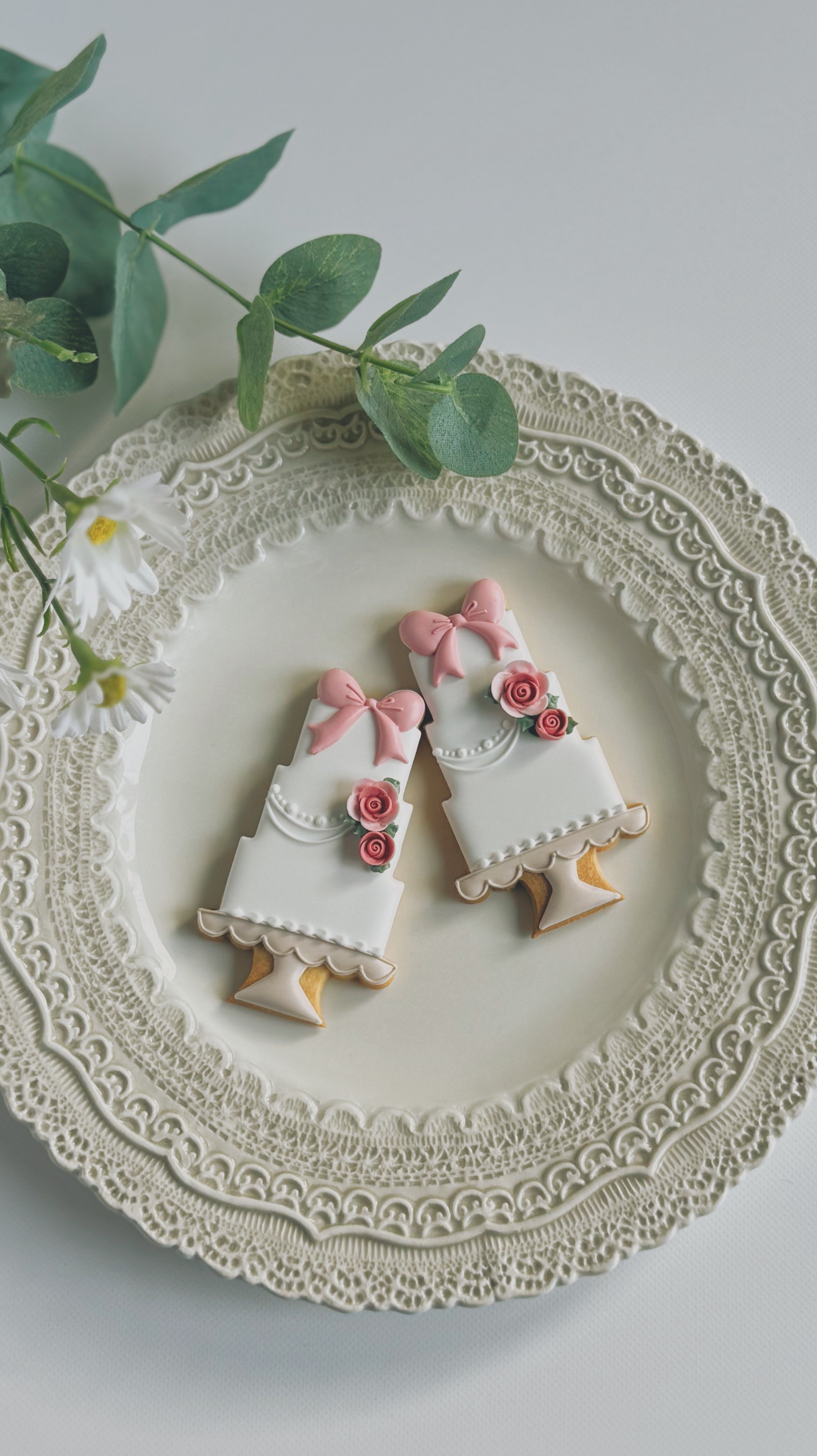 ウェディングケーキクッキー   記念日 結婚祝い