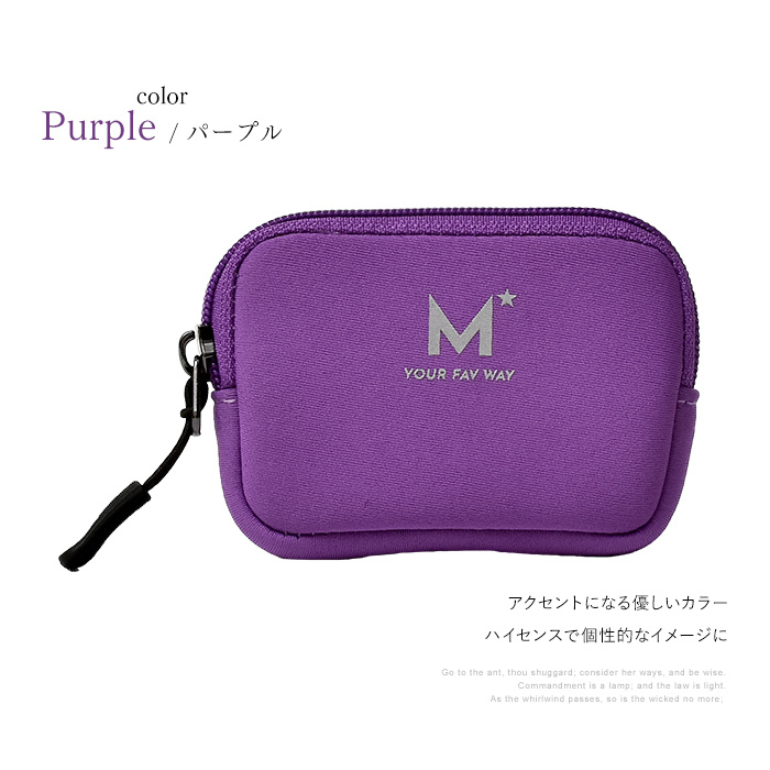 MIKASASTAR スクエアポーチ 小物入れ レディース キッズ ポリエステル コンパクト カジュアル スポーティー キュート プレゼント