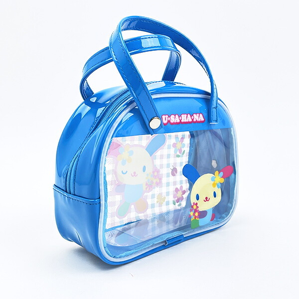 サンリオ ウサハナ ボストンバッグ風ポーチ Sanrio