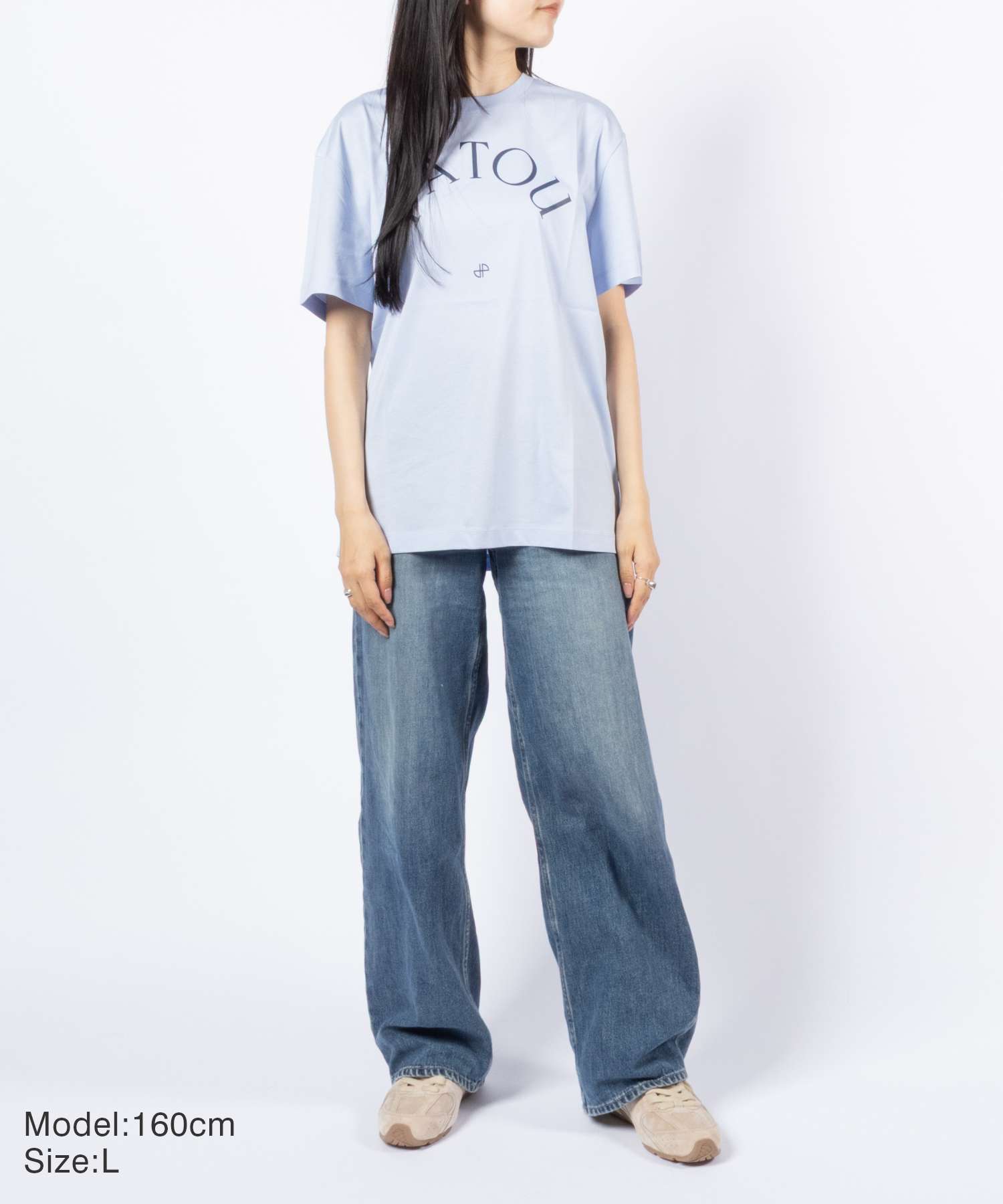 パトゥ PATOU JP TSHIRT オーガニックコットン ロゴ モノグラム Tシャツ JE1369999 半袖 レディース トップス
