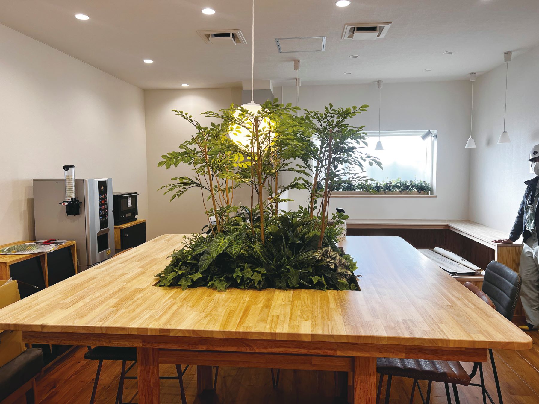 大型グリーン　施工商品　　　　特注モミジスタンド5本組