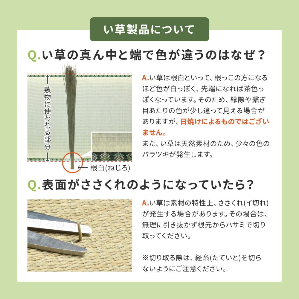 ラグ カーペット 国産 い草 玄関マット イデア 約70×120cm 裏貼り 滑り止め加工 インテリアマット 花柄