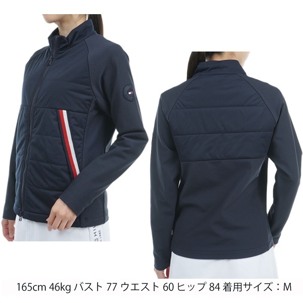 トミーヒルフィガー ゴルフ レディース  パテッド ハイブリッドジャケット TOMMY HILFIGER GOLF THLA477 秋冬モデル お誕生日祝い お祝い 記念品 30代 40代 50代 60代 母の日 お母さん 還暦祝い 敬老の日 彼女 人気プレゼント プレゼント
