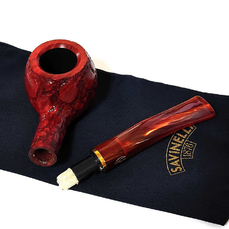 パイプ サビネリ レッド アリゲーター 喫煙具 プリンス ラスティック 9mmフィルター ブラウン パイプ本体 SAVINELLI 高級 鰐 プレゼント ギフト かっこいい おしゃれ メンズ