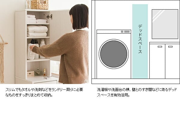 収納家具 ラック サニタリーチェスト SH-1600 ランドリー収納 洗濯機横 隙間収納 スリム ランドリー 省スペース スリムチェスト 洗濯カゴ付 棚付き 扉付 幅35cm 洗濯カゴ付属 木目調 引出し フタ付き 収納 棚 北欧