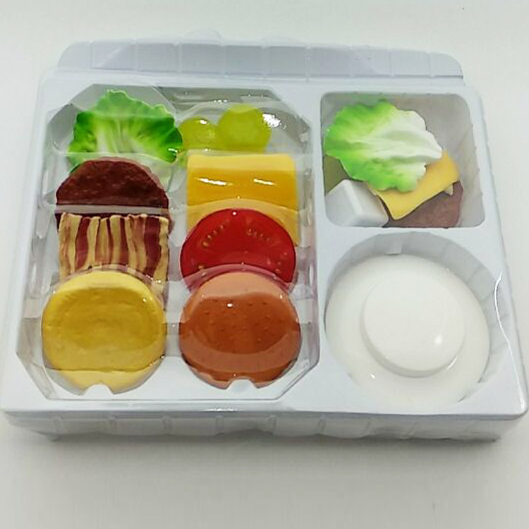 おもちゃ おままごと ハンバーガーセット 食材 プラスチック キッチン 組み合わせ遊び ごっこ遊び 指先遊び 子供 知育おもちゃ 男の子 女の子 6歳 誕生日 プレゼント ギフト 入園祝い