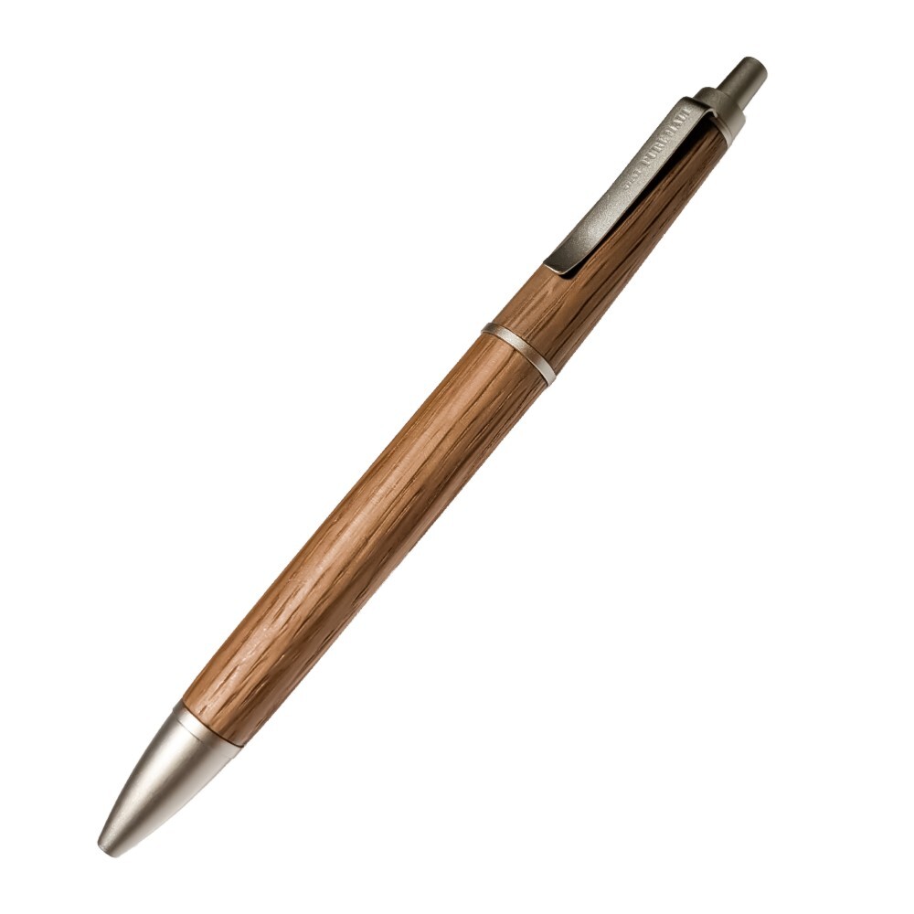 【ラッピング無料】三菱鉛筆 ピュアモルト ジェットストリームインサイド シングル 0.5mm ボールペン ウイスキー樽材 ギフト 就職祝い 女性 男性 プレゼント 名入れ