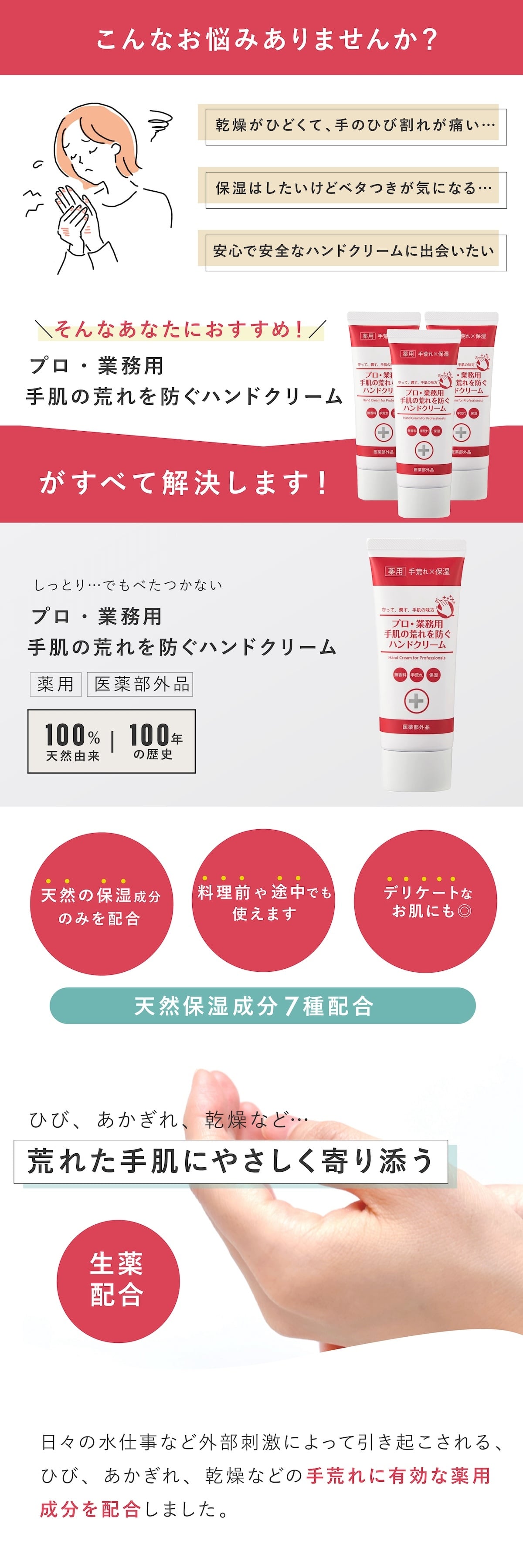 【2個セット】ハンドクリーム プロ・業務用 手荒れを防ぐハンドクリーム N 60g ヤーマン YA-MAN 医薬部外品 生薬配合 天然由来成分100％ 日本製 保湿 乾燥 敏感肌 手肌ケア 女性 母 妻 誕生日 プレゼント 美容 ギフト 実用的 単品