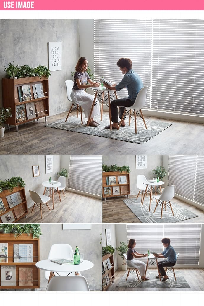 ダイニング家具 2人用 ダイニングテーブルセット 2人 ダイニングセット 3点セット イームズ イームズチェア リプロダクト 一人暮らし 正方形テーブル テーブルセット イームズテーブル クッション 北欧 幅60cm おしゃれ チェア