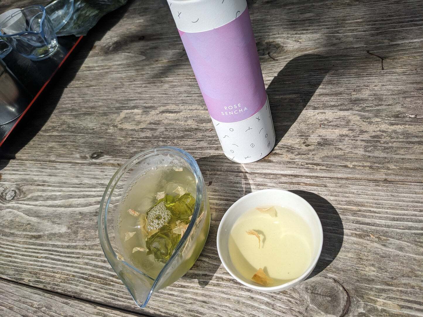 【自然栽培のお茶】ローズ煎茶ティーバッグ8包