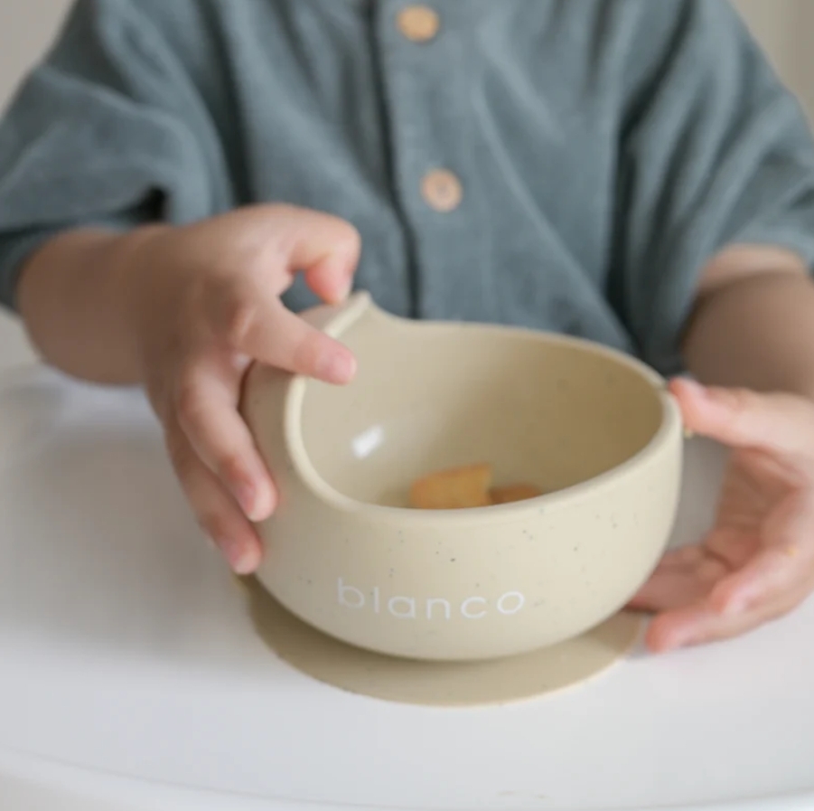 blanco ブランコ gift bowl set  吸盤付きベビー食器 お食事エプロン セット 出産祝い