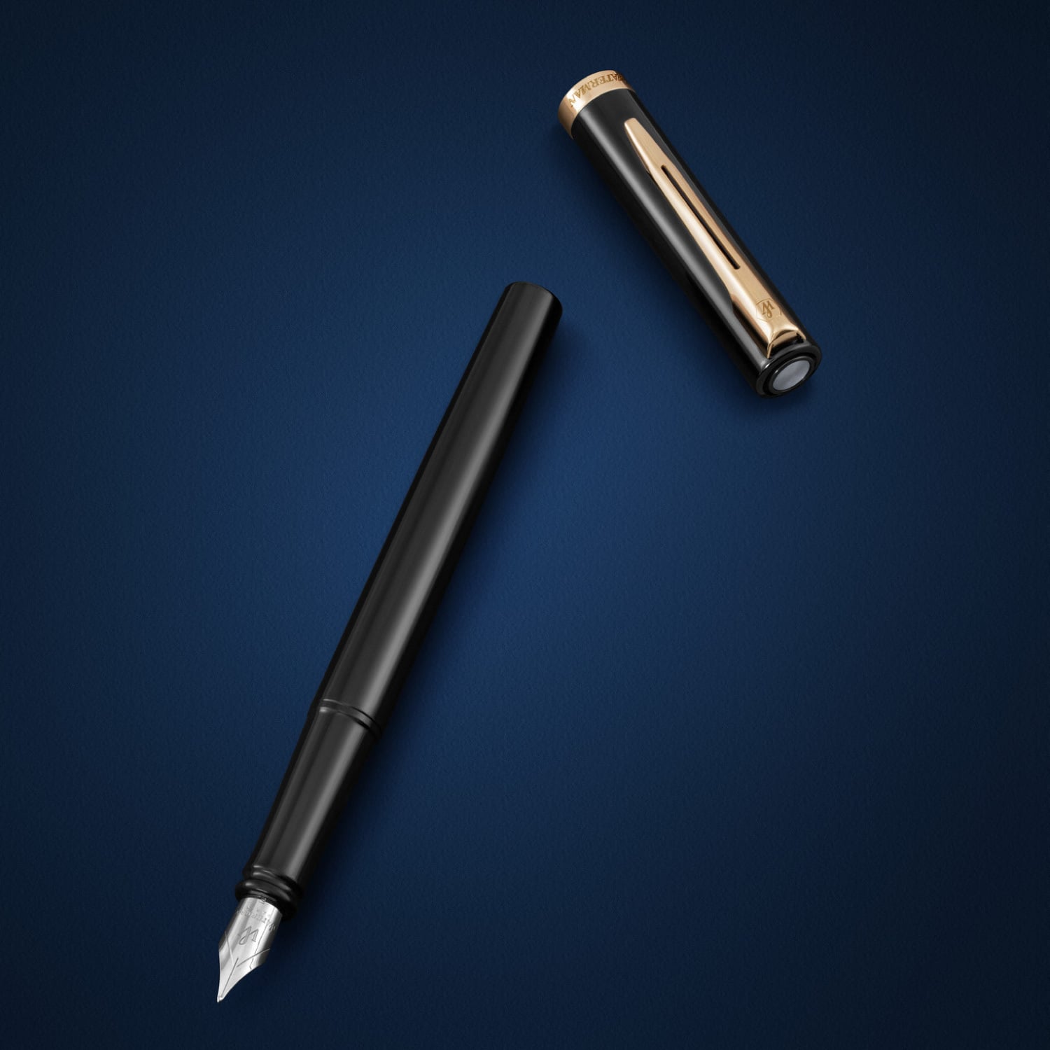 【WATERMAN公式】【名入れ】｜WATERMAN インプレッション　ブラックGT /ブラックCT/ホワイトGT/ブルーCT 万年筆(ペン先：F字)｜名入れ無料 ギフトラッピング おすすめ 高級筆記具ブランド オフィス使用 会社用 お祝い プレゼント 記念日 誕生日 社会人 入学 卒業 成人 就職