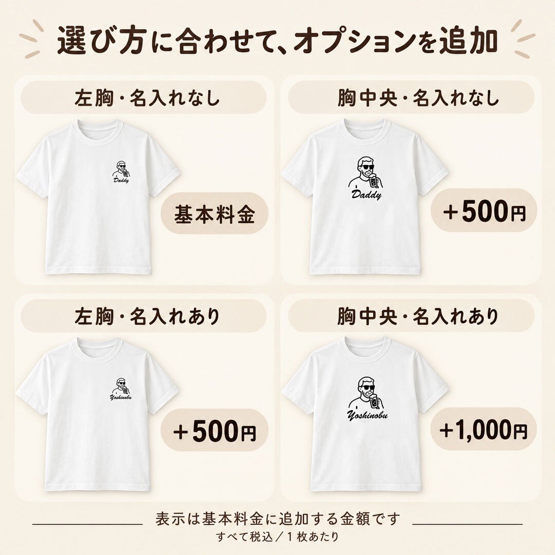 家族 イラスト プリント Tシャツ 長袖 名入れ 刺繍 リンクコーデ 家族写真 ウェディング 出産祝い マタニティーフォト サングラス おしゃれ 夫婦 ラッピング無料【送料無料】