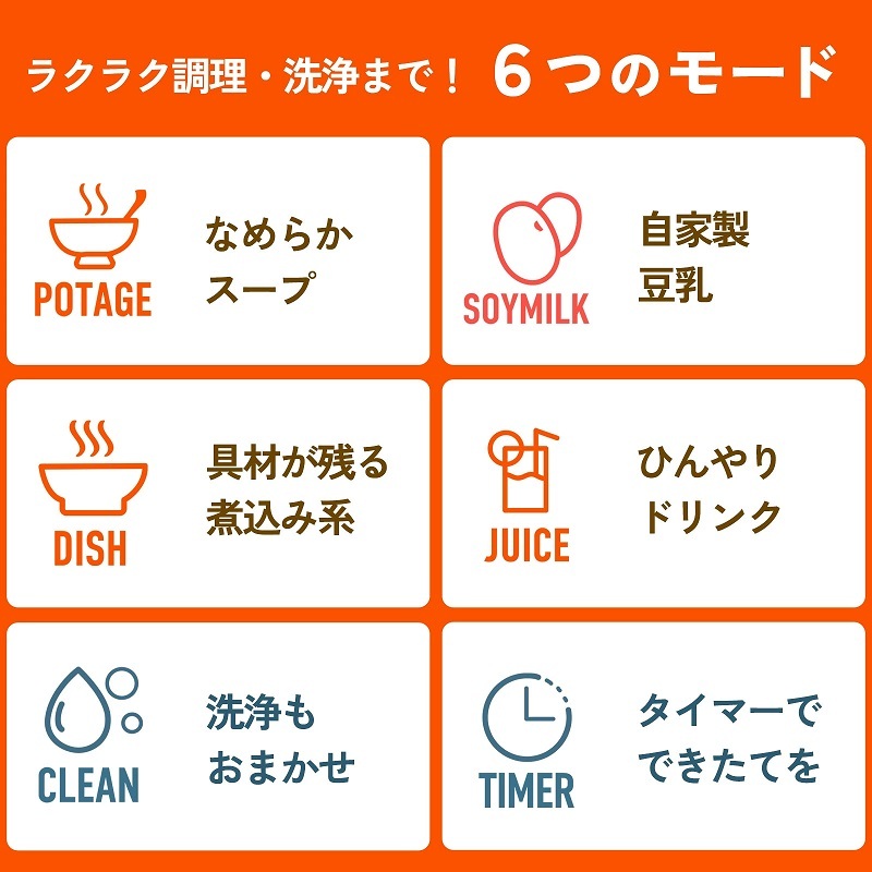 4つのモードで時短料理 全自動調理器 スープメーカー 自動調理ポット ミキサー ブレンダー 離乳食 おかゆ 豆乳 調理 冷製 おから ミキサー ブレンダー アイス カレー スムージー ベビー 育児 出産祝い ラルタン LARUTAN 送料無料