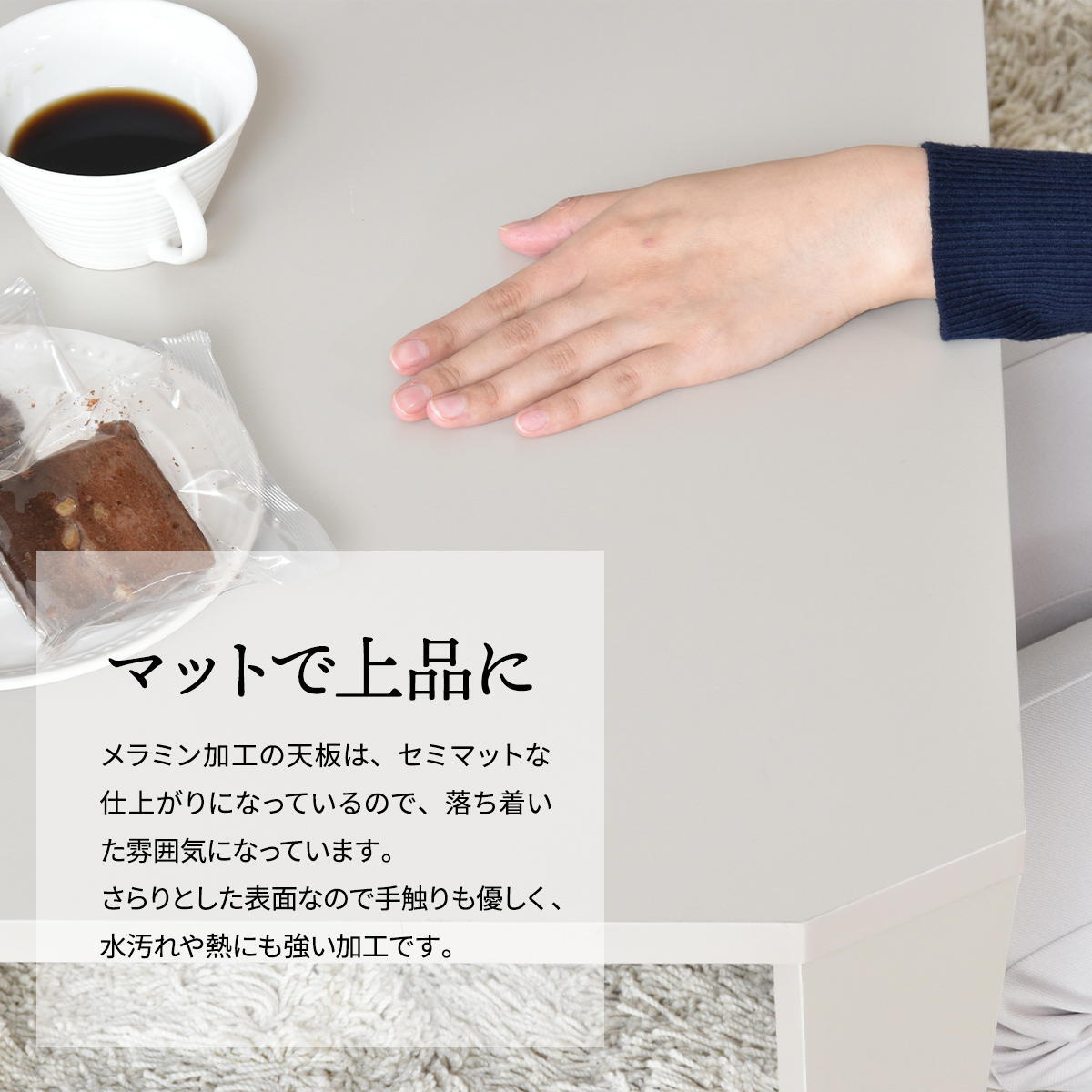 Noko　フォールディングテーブル NKTB0259 折り畳みテーブル